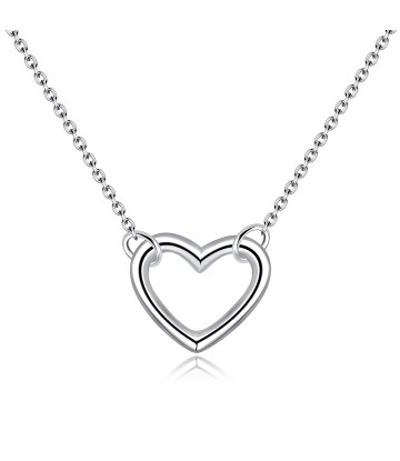 Heart Silver Necklaces SPE-737D